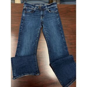American Eagle Next Level Stretch Kickboot Jeans Size 8 X-Short
